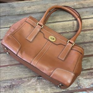 Brown Coach handbag